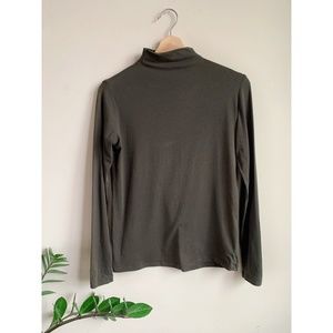 Oak & Fort Mock Neck Top